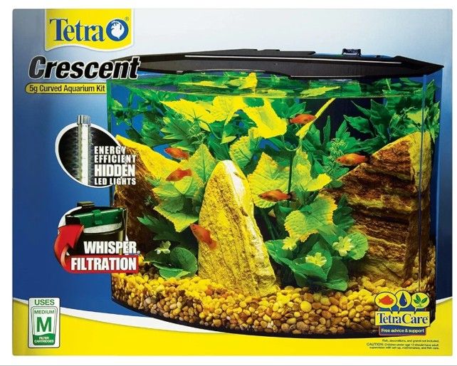 New Tetra Aquarium Kit, Fish Tank with Filter & Lights