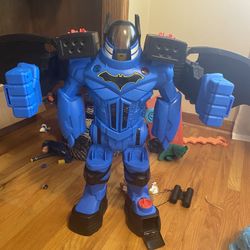 Batman Batbot Mattel 2017 Imaginext DC Super Xtreme Robot 2 Feet 28"x 15" Large.