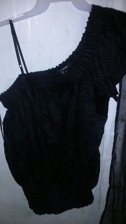 One shoulder blouse