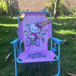 Hello Kitty Child Beach Chair With Umbrella 