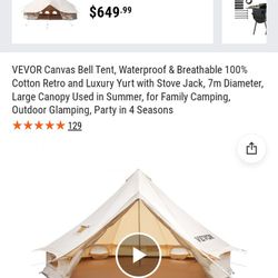 23ft Yurt Tent Canvas 