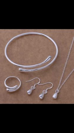 Four piece sterling silver set stamped 925 get yours today!