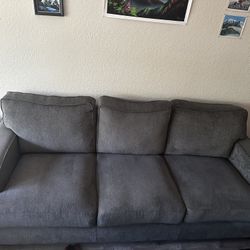 3-seater grey couch