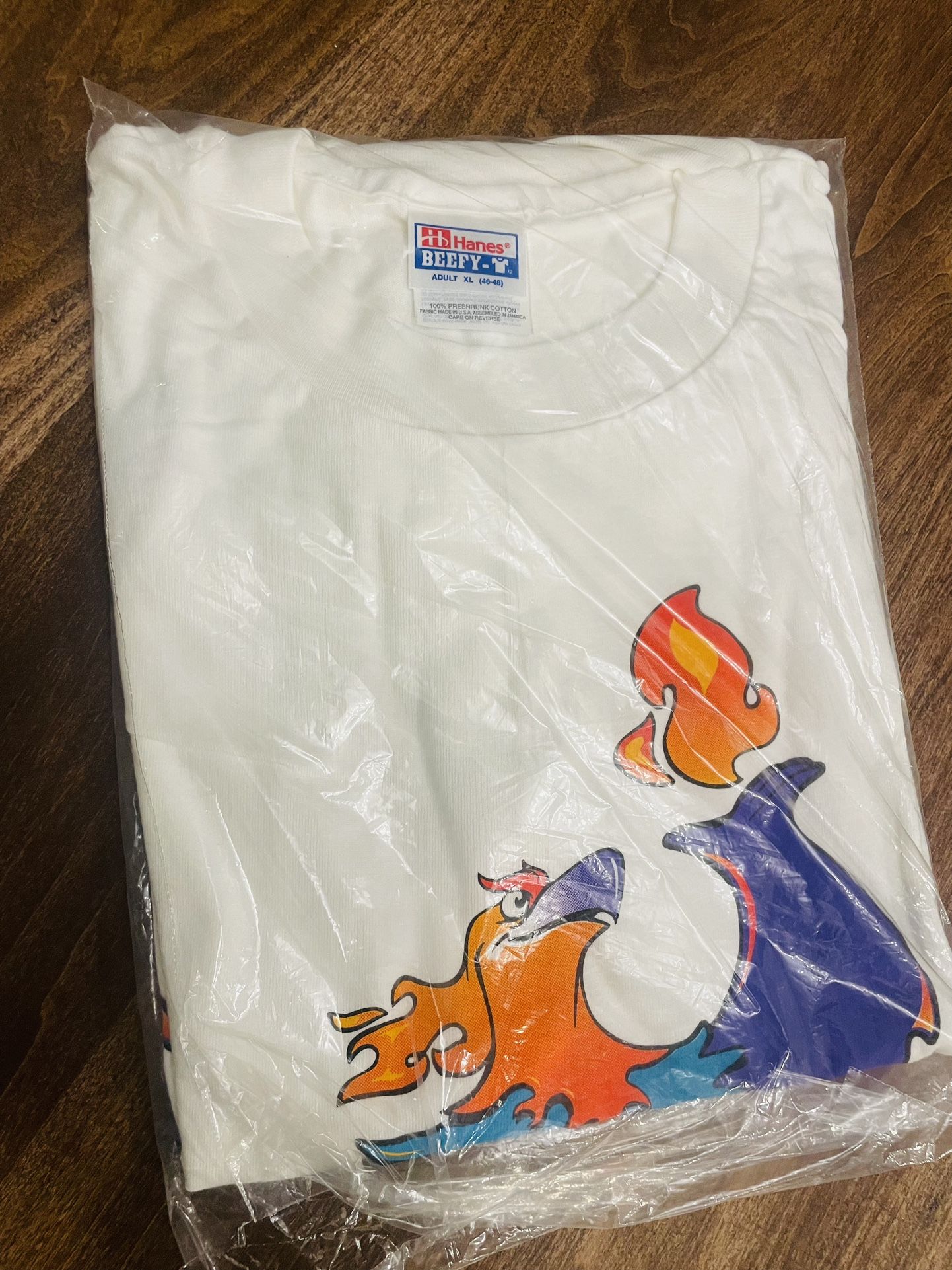 New Vintage 1996 Atlanta Olympic Blaze Character Themed Shirt