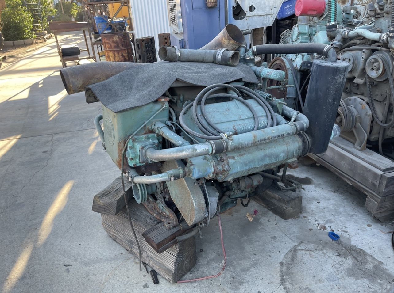 Detroit Diesel 6v53 Marine Engine With Transmission