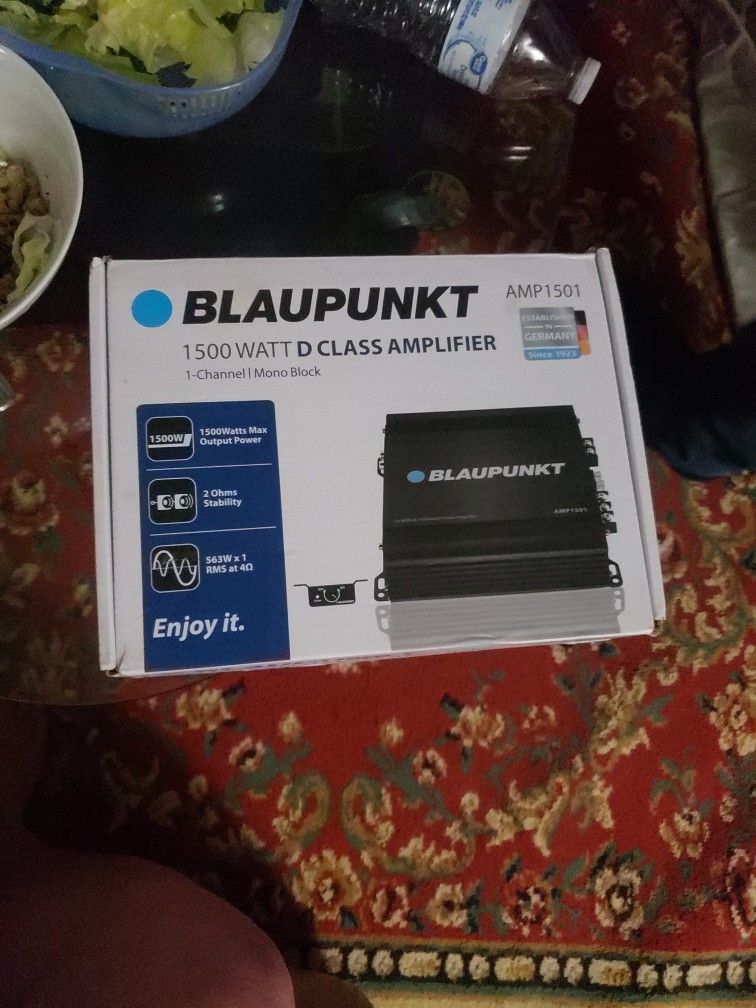 Blaupunkt 1500 Watt D Class Amplifier