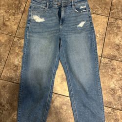 American Eagle Mom Jeans Size 16short 