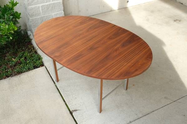 Mid Century Modern Walnut Dining Table
