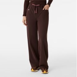 Figs Espresso Rochelle Pants- L Tall