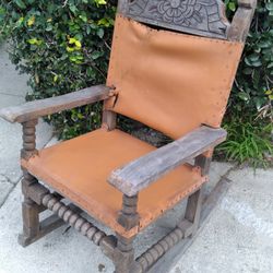 Antique Wood Rocking Chair 