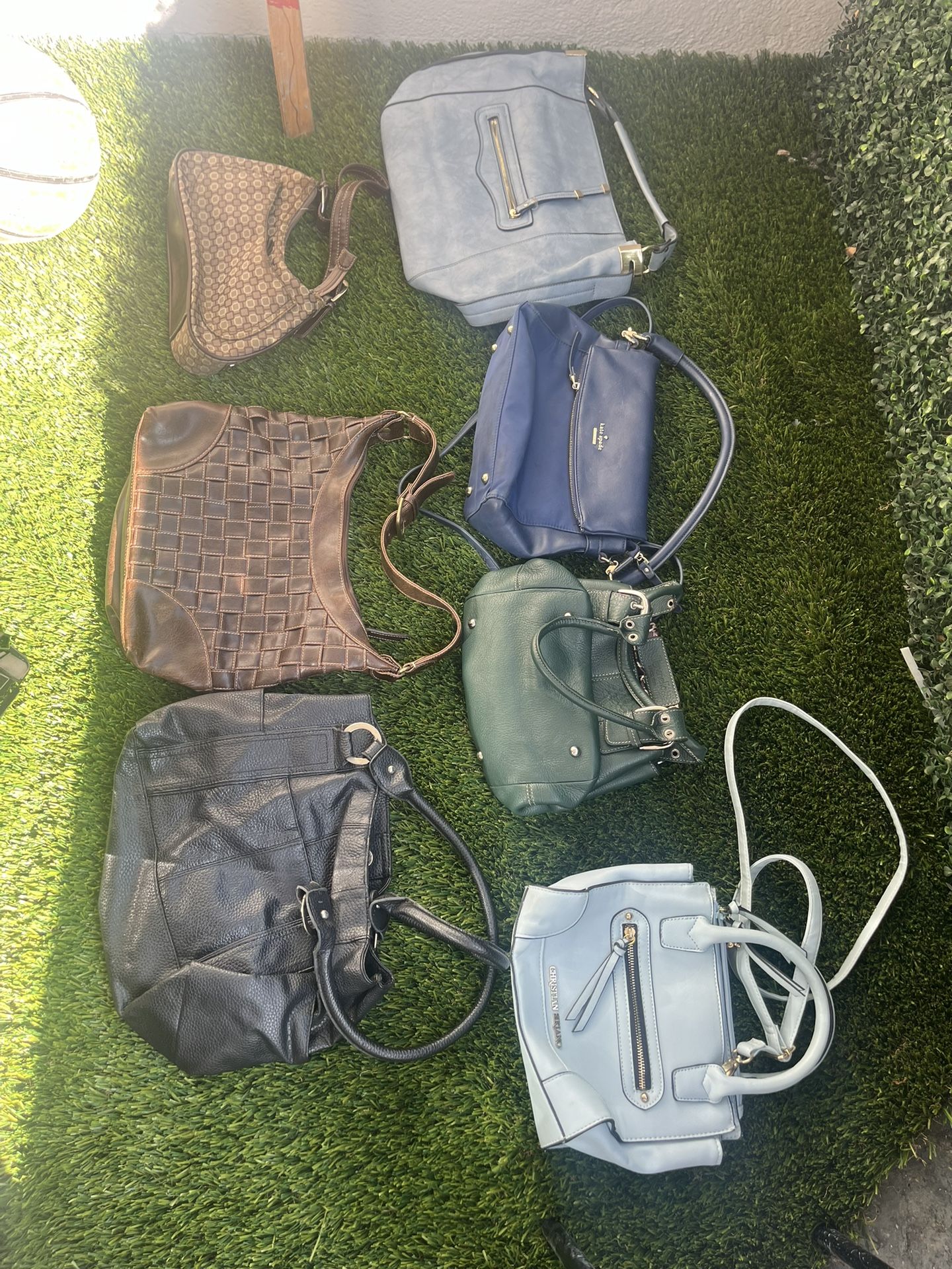 7 Women’s Brand Name Handbags (Kate Spade, Nine West, Nine & Co, Tiganello,..)