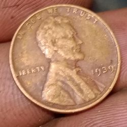 1939 Lincoln Head Wheat Penny