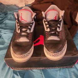 Jordan 3 Black Cement Size 10
