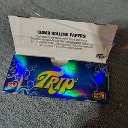 Clear Rolling Papers  40 Leaves King Size