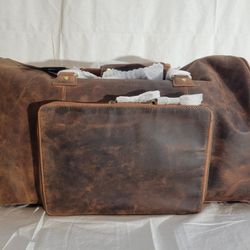 BRAND NEW Donbolso Handcrafted Leather Men's Travel Bag