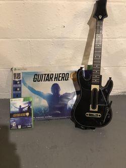 Guitar hero live. Controller and game for Xbox 360