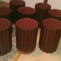 (8) stackable snap together columns/pillars * indoor/outdoor use