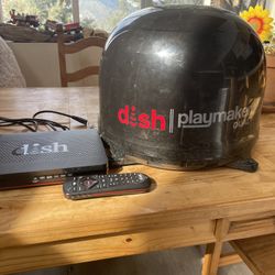Satellite Dish And Wally Receiver 