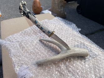 artisan antler letter opener