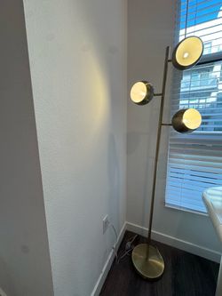 Modern Brass Floor Lamp