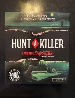 Hunt A Killer: Lakeside Slaughter Murder Mystery Game - Complete Set Like New
