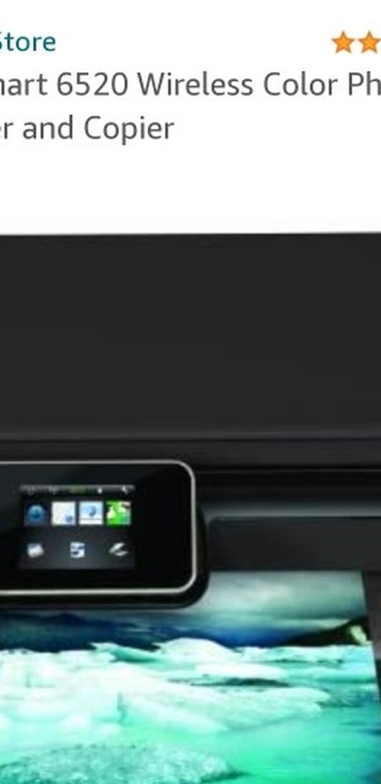 HP Photosmart 6520 Wireless Color Photo Printer with HP Photosmart 6520 Wireless Color Photo PHPPP PhoHPt and Copier and Copier ￼ ￼ ￼ ￼