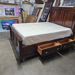 Queen Bed And Mattress 