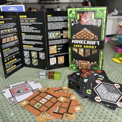 Minecraft Card Game 2-4 players  Age8+ 