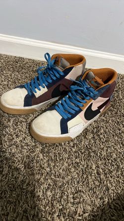 Nike High Tops Leather And Suede