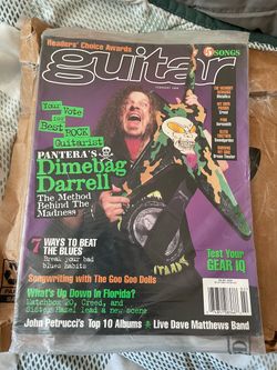 Dimebag Darrell Guitar magazine unopened