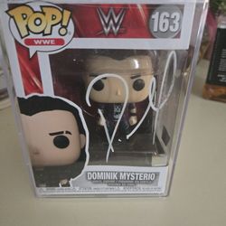Dominik Mysterio Signed Funko W/acrylic Display Case