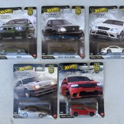 Hot Wheels Car Culture ‘Power Trip’ Complete Set Of 5