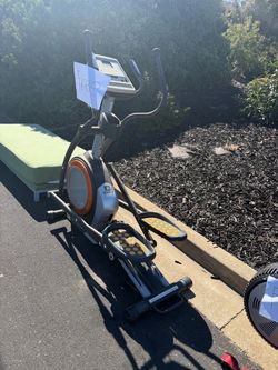 Free elliptical and rowing machine.