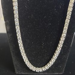 Sterling Silver Tennis Chain