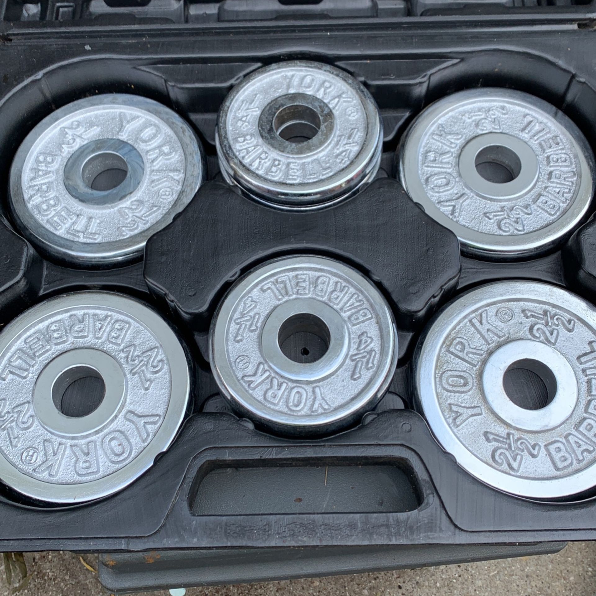 Chrome Dumbbell Set
