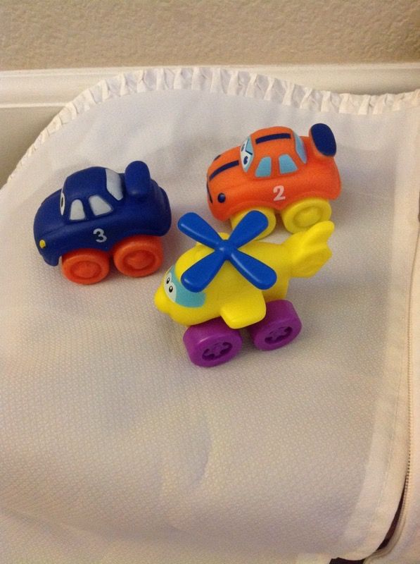 Three Playskool wheel pals