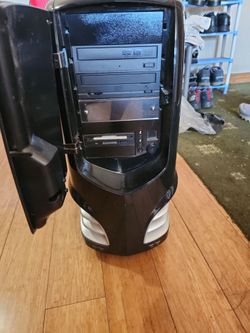 Alien xt case server.  Old style at it case.  Fans and PS.  Motherboard works but shorts out on frame i think.  Has memory module and old pentium.