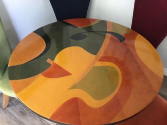 Abstract dining set