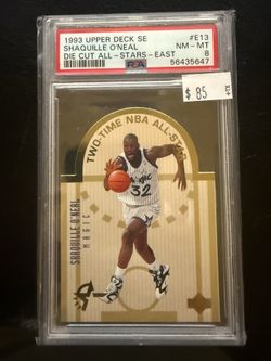 Shaq Die Cut PSA 8