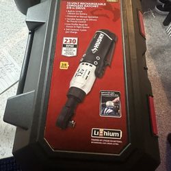 Husky 12 Volt Rechargeable Cordless 3/8 Drive Socket Wrench 