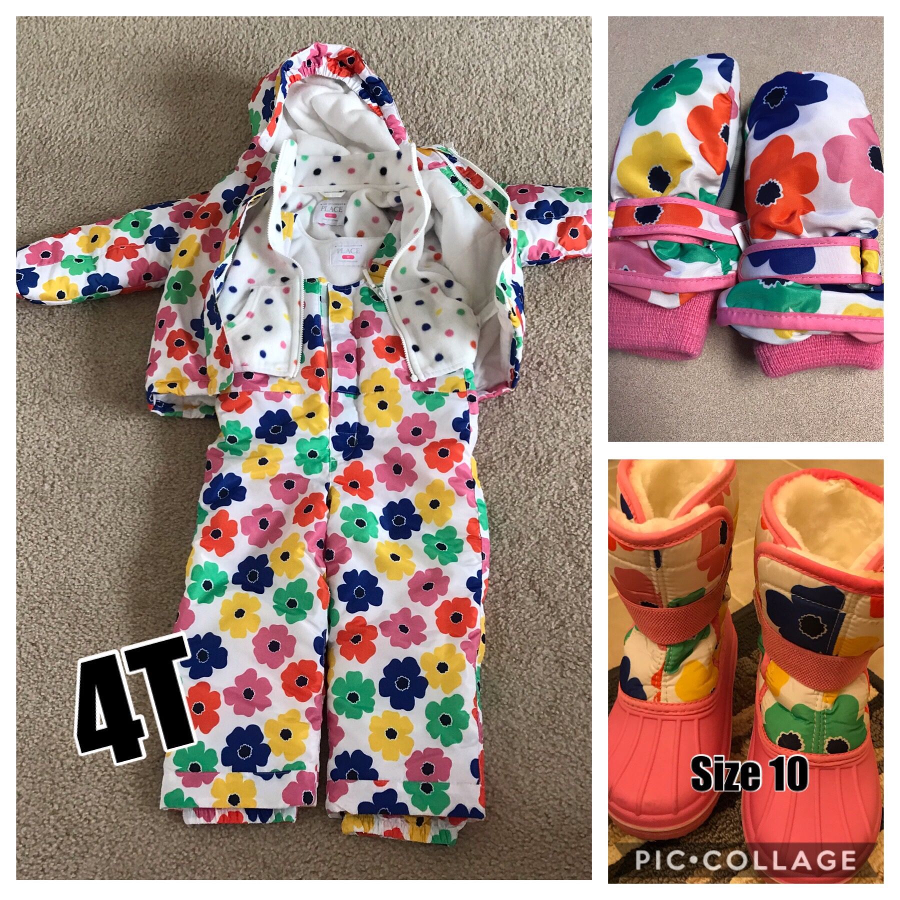 Complete Snow Suit Set with Snow boots