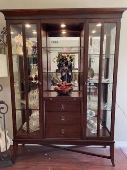Modern Chic China Cabinet