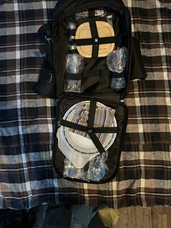 Insulated Picnic Bag W/ Utensils and Wine Holder and Bonus Bag