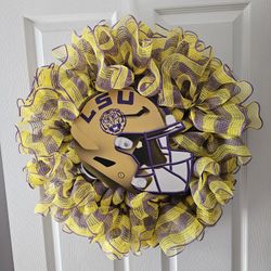 LSU WREATH 