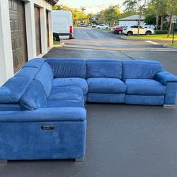 Sofa/Couch Sectional - Recliners - Blue - Delivery Available 🚛