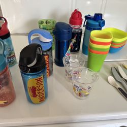 Free Kids Cups, Water Bottles, Bowls