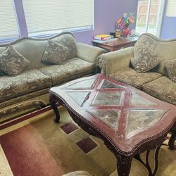 Couch With 2 Tables