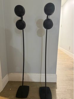 2 Orb Audio Speakers MOD 2 (4 Orbs) and stands
