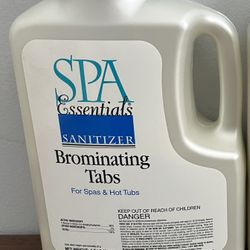 Spa Essentials Sanitizer Brominating Tablets 4.5lbs Each )  Spa And Hot Tubs New