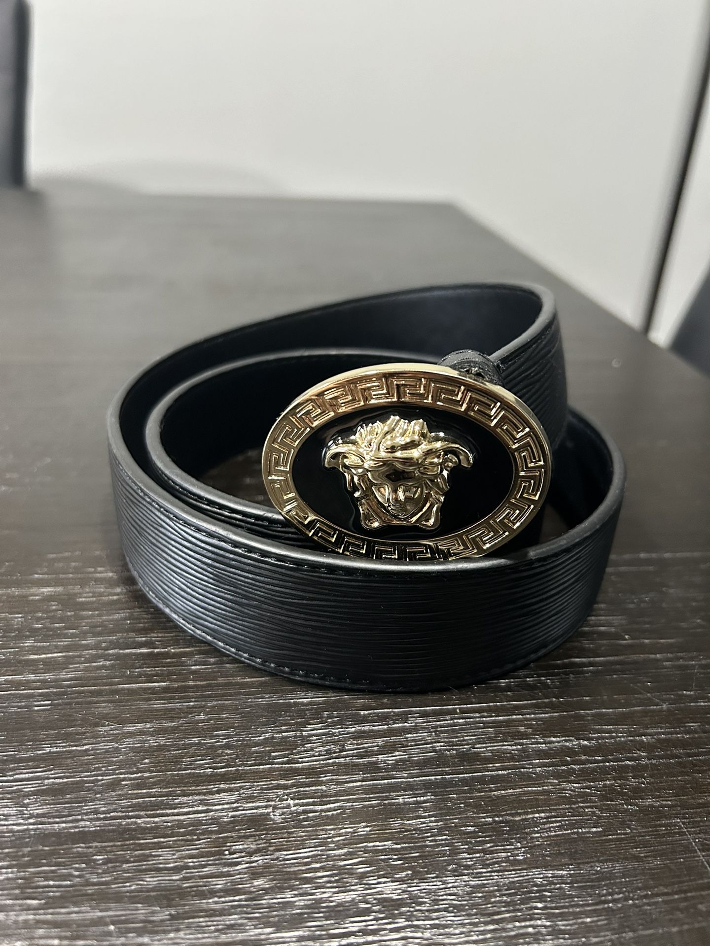 Leather Versace Belt
